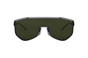 Image of Armani EA2072 Sunglasses 325371-39 - Matte Blue Frame, Green Lenses