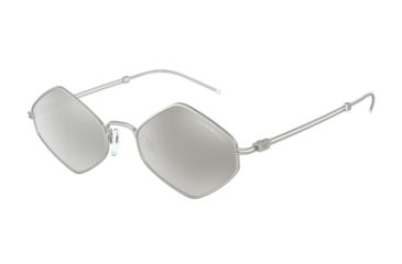 Image of Armani EA2085 Sunglasses 30456G-52 - , Light Grey Mirror Silver 80 Lenses
