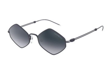 Image of Armani EA2085 Sunglasses 32531G-52 - , Lt Grey Grad Blue Mirror Sil Lenses
