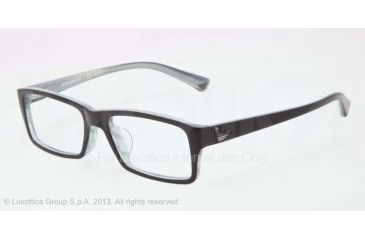 Image of Armani EA3003F Eyeglass Frames 5056-54 - Blue/variegated Azure Frame