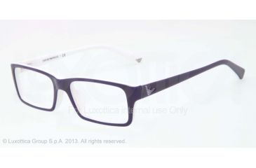 Image of Armani EA3003F Eyeglass Frames 5154-54 - Top Blue On White Frame