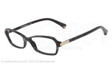 Image of Armani EA3009 Eyeglass Frames 5017-52 - Black Frame