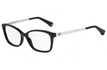 Image of Armani EA3026 Eyeglass Frames 5017-52 - Black Frame