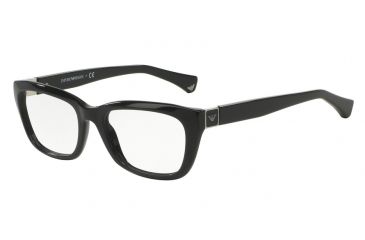 Image of Armani EA3058 Eyeglass Frames 5017-53 - Black Frame