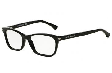 Image of Armani EA3073 Eyeglass Frames 5017-52 - Black Frame