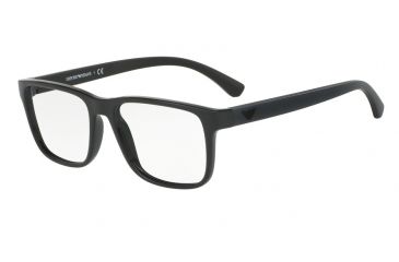 Image of Armani EA3103 Single Vision Prescription Eyeglasses 5017-53 - Black Frame