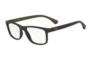 Image of Armani EA3147F Eyeglass Frames 5042-55 - Matte Black