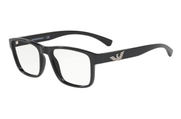 Image of Armani EA3149 Eyeglass Frames 5017-53 - Black