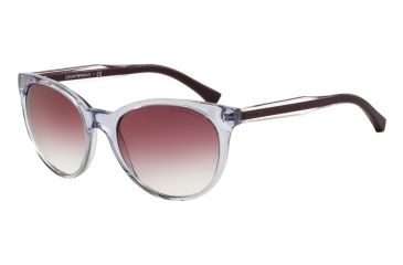 Image of Armani EA4003 Progressive Prescription Sunglasses EA4003-50718H-55 - Lens Diameter 55 mm, Frame Color Violet Trasp