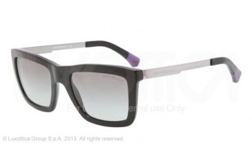 Image of Armani EA4017 Progressive Prescription Sunglasses EA4017-501711-53 - Lens Diameter 53 mm, Frame Color Black/violet