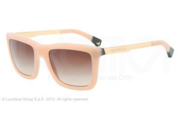 Image of Armani EA4017 Progressive Prescription Sunglasses EA4017-508713-53 - Lens Diameter 53 mm, Frame Color Beige/green