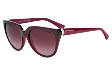 Image of Armani EA4027 Sunglasses 51998H-57 - Cyclamen Frame, Violet Gradient Lenses