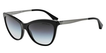 Image of Armani EA4030F Single Vision Prescription Sunglasses EA4030F-50178G-57 - Lens Diameter 57 mm, Frame Color Black