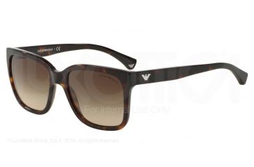 Image of Armani EA4042F Progressive Prescription Sunglasses EA4042F-502613-55 - Lens Diameter 55 mm, Frame Color Havana