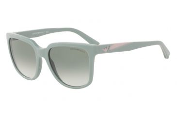 Image of Armani EA4070F Sunglasses 55128E-55 - Sage Frame, Green Gradient Lenses