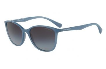 Image of Armani EA4073 Sunglasses 55058G-56 - Opal Wisteria Frame, Grey Gradient Lenses