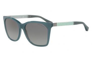 Image of Armani EA4075F Bifocal Prescription Sunglasses EA4075F-553911-57 - Lens Diameter 57 mm, Frame Color Opal Grey Green