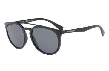 Image of Armani EA4103 Sunglasses 501781-56 - Black Frame, Polar Grey Lenses