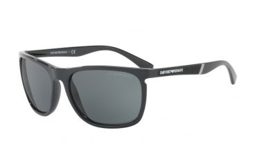 Image of Armani EA4107 Single Vision Prescription Sunglasses EA4107-501787-59 - Lens Diameter 59 mm, Frame Color Black