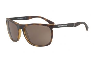 Image of Armani EA4107 Single Vision Prescription Sunglasses EA4107-508973-59 - Lens Diameter 59 mm, Frame Color Matte Havana