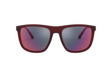 Image of Armani EA4124 Bifocal Prescription Sunglasses, 57mm, Matte Opal Red, EA4124-57246P-57-BI