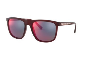Image of Armani EA4124 Bifocal Prescription Sunglasses, 57mm, Matte Opal Red, EA4124-57246P-57-BI