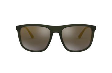 Image of Armani EA4124 Bifocal Prescription Sunglasses, 57mm, Matte Opal Green, EA4124-57254T-57-BI
