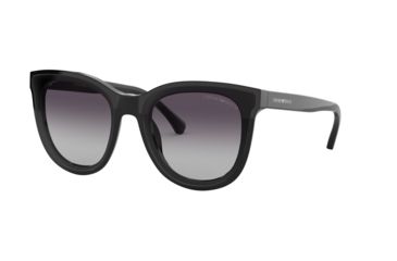 Image of Armani EA4125F Sunglasses 50018G-61 - Black Frame, Grey Gradient Lenses