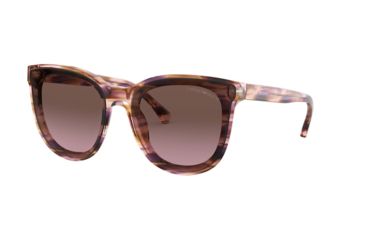 Image of Armani EA4125F Sunglasses 57169T-61 - , Violet Gradient Brown Lenses