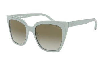Image of Armani EA4127 Sunglasses 57458E-53 - , Green Gradient Lenses