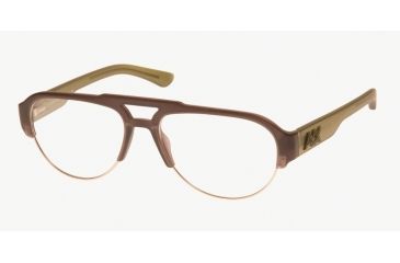 Image of Armani Exchange AX1011 Eyeglass Frames 8100-54 - Matte Black Trans/satin Silver Frame