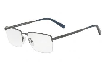 Image of Armani Exchange AX1027 Eyeglass Frames 6088-54 - Matte Gunmetal Frame