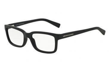 Image of Armani Exchange AX3022F Progressive Prescription Eyeglasses 8157-55 - Matte Blue Frame