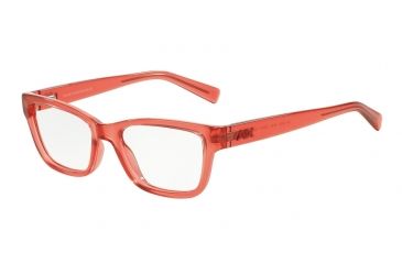 Image of Armani Exchange AX3024 Eyeglass Frames 8164-52 - Coral Transparent Frame