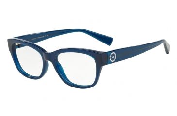 Image of Armani Exchange AX3026 Eyeglass Frames 8172-52 - Blue Navy Milky Frame