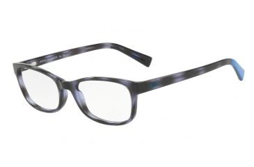 Image of Armani Exchange AX3043 Eyeglass Frames 8227-53 - Blue Havana Frame