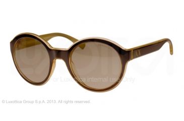 Image of Armani Exchange AX4017 Progressive Prescription Sunglasses AX4017-801203-52 - Lens Diameter 52 mm, Frame Color Milky Brown/transp. Pinot