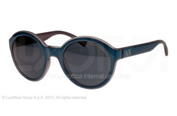 Image of Armani Exchange AX4017 Progressive Prescription Sunglasses AX4017-805087-52 - Lens Diameter 52 mm, Frame Color Ocean Teal/transp. Dark Steel