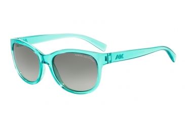 Image of Armani Exchange AX4044S Sunglasses 816211-55 - Ice Mint Transparent Frame, Grey Gradient Lenses