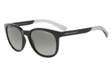 Image of Armani Exchange AX4050S Sunglasses 818611-54 - Black Frame, Grey Gradient Lenses