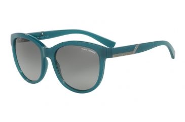 Image of Armani Exchange AX4051S Progressive Prescription Sunglasses AX4051S-819011-55 - Lens Diameter 55 mm, Frame Color Deep Pond Milky