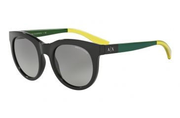 Image of Armani Exchange AX4053S Sunglasses 815811-51 - Black Frame, Grey Gradient Lenses