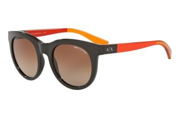 Image of Armani Exchange AX4053S Sunglasses 817513-51 - Phantom Brown Frame, Brown Gradient Lenses