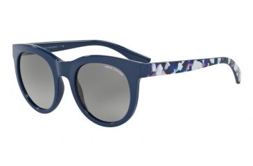 Image of Armani Exchange AX4053S Sunglasses 819311-51 - Blue Frame, Grey Gradient Lenses
