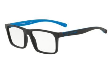 Image of Arnette BASSLINE AN7160 Prescription Eyeglasses, 54mm, Matte Black, AN7160-2562-54-SV