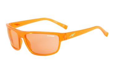 Image of Arnette BORROW AN4259 Sunglasses 2630C6-63 - , Orange Mirror Red Lenses