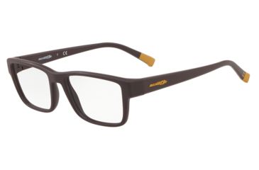 Image of Arnette DISTRICT VII AN7165 Bifocal Prescription Eyeglasses, 54mm, Matte Brown, AN7165-2586-54-BI