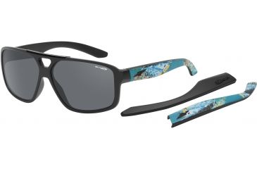 Image of Arnette Fat City Sunglasses, Fuzzy Black AN4189-03