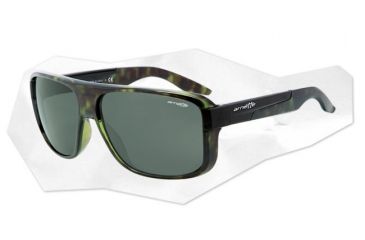 Image of Arnette Glory Daze Sunglasses - Green Havana Frame and Grey/Green Lens AN4161-05