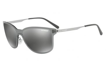 Image of Arnette HUNDO-P2 AN3074 Sunglasses 502/6G-39 - Gunmetal Frame, Grey Mirror Silver Lenses